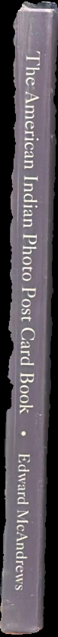 The American Indian photo post card book live spine