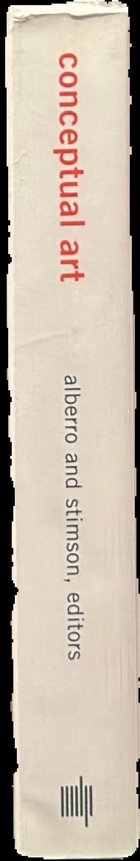 Conceptual art : a critical anthology live spine