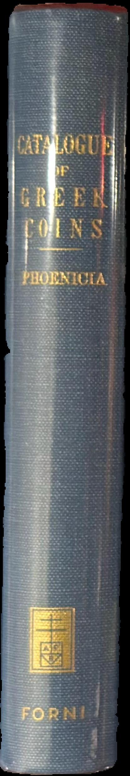 Catalogue of the Greek coins of Phoenicia live spine