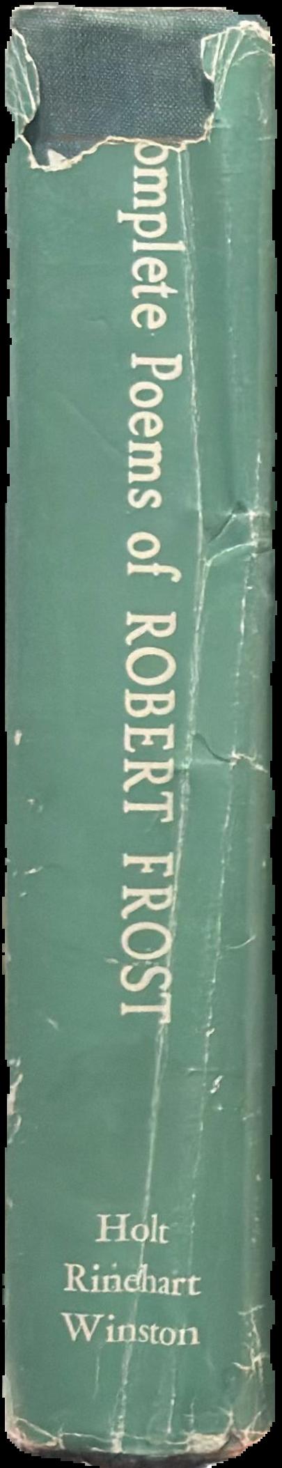 Complete poems of Robert Frost live spine