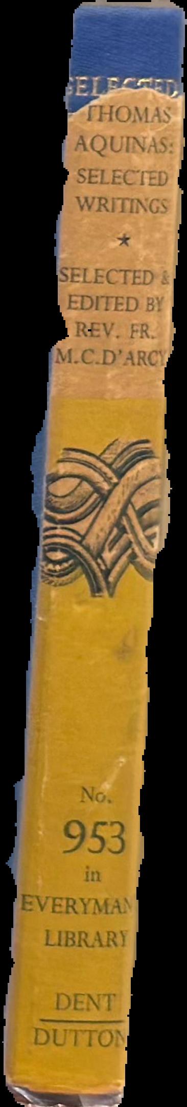 Selected writings / Thomas Aquinas live spine
