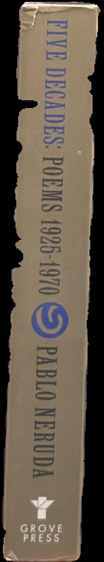 Five decades : a selection (poems 1925-1970) live spine