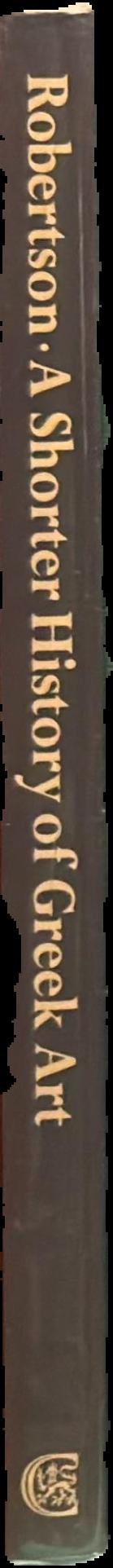 A shorter history of Greek art live spine
