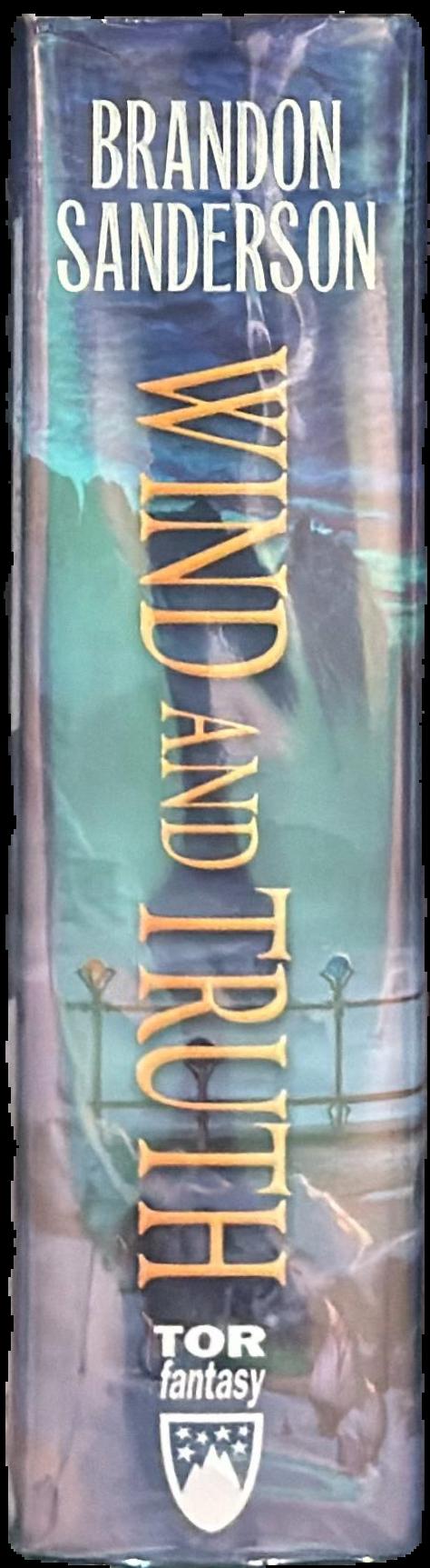 Wind and truth / Brandon Sanderson live spine