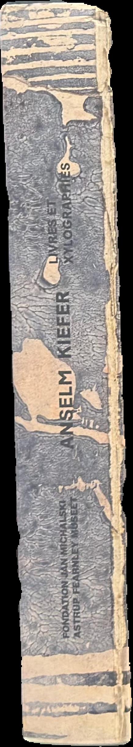 Anselm Kiefer : livres et xylographies live spine