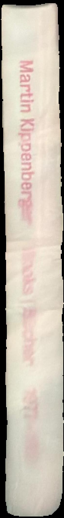 Annotated catalogue raisonne of the books by Martin Kippenberger 1977-1997 live spine