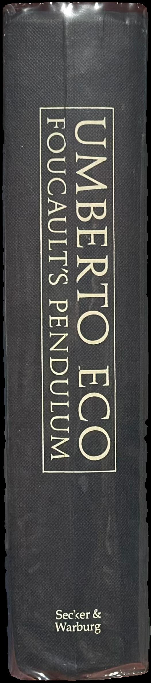 Foucault's pendulum live spine