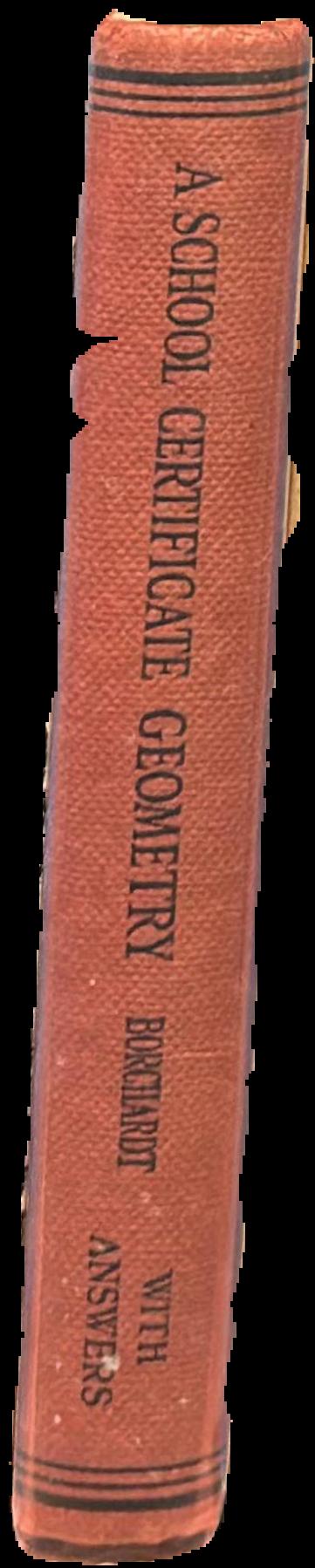 A school certificate geometry live spine