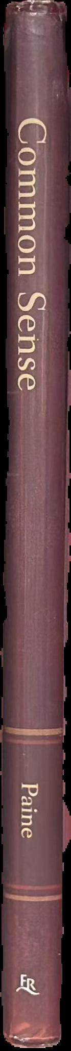 Common sense / Thomas Paine live spine