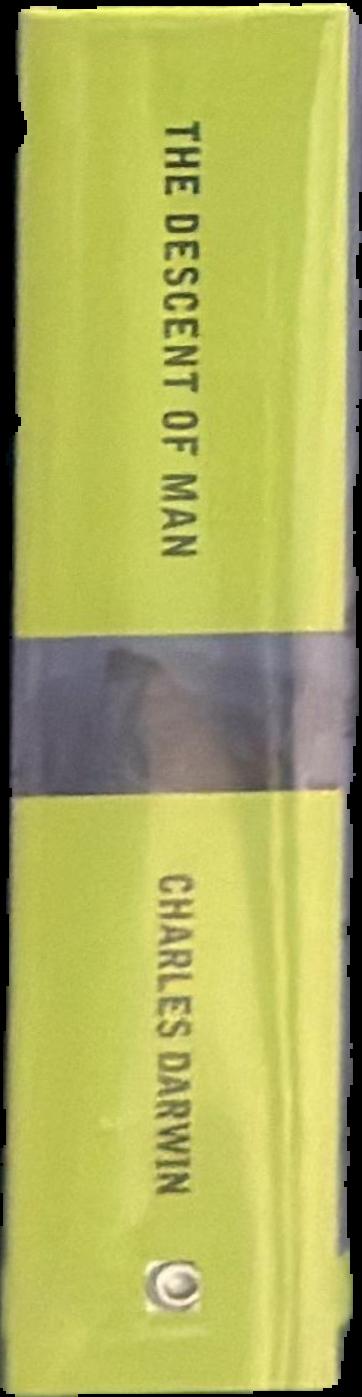 The descent of man, and selection in relation to sex / Charles Darwin live spine