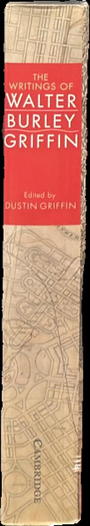 The writings of Walter Burley Griffin live spine