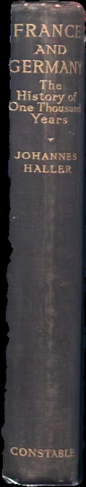 France and Germany : the history of one thousand years live spine