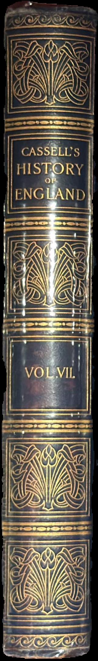 Cassell's history of England : vol. VI, from the death of Sir Robert Peel to the illness of the Prince of Wales live spine