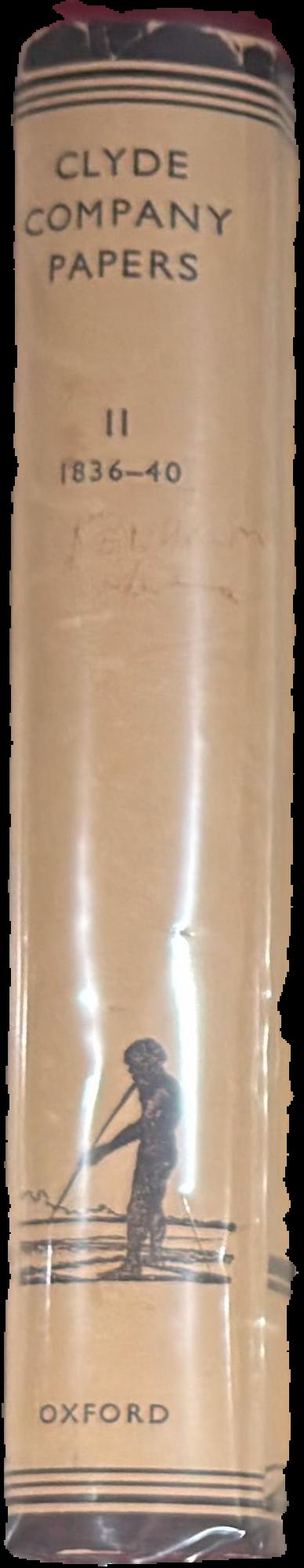 Clyde Company papers : II 1836-40 live spine