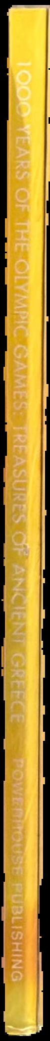 1000 years of the Olympic Games: treasures of ancient Greece live spine