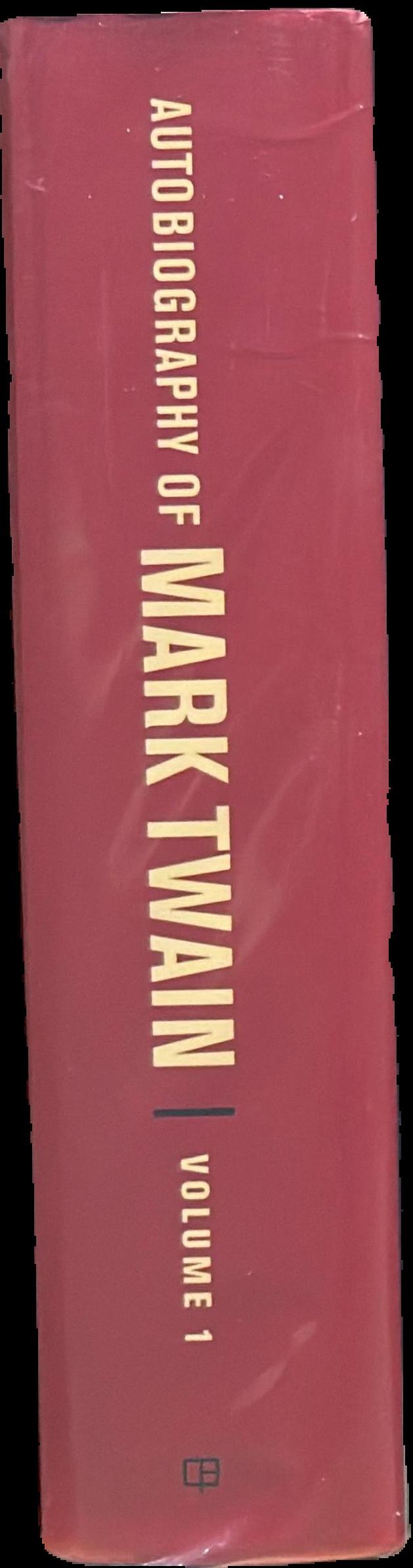 Autobiography of Mark Twain : volume 1 live spine
