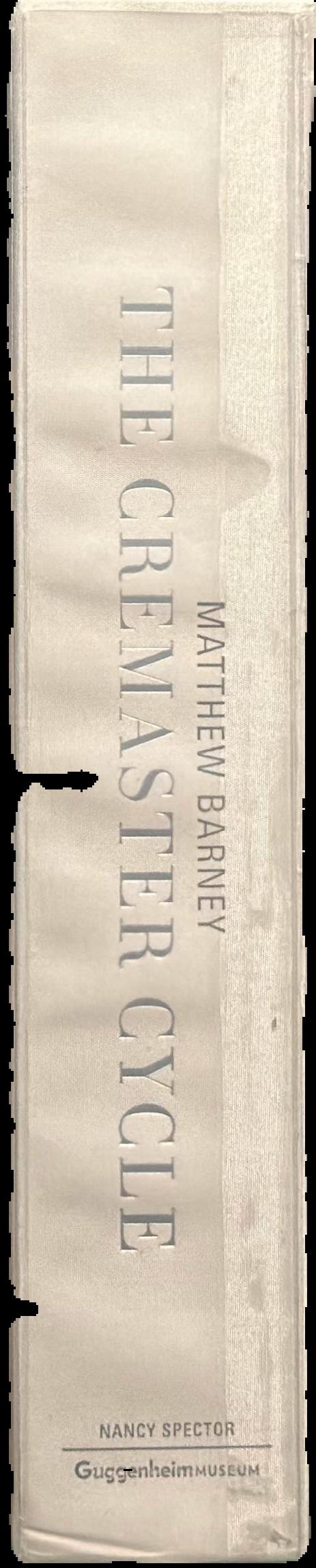 Matthew Barney : The Cremaster cycle / Nancy Spector live spine