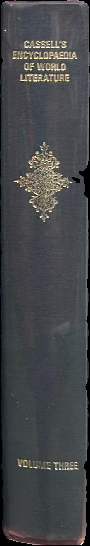 Cassell's encyclopaedia of world literature, volume three, biographies L-Z live spine