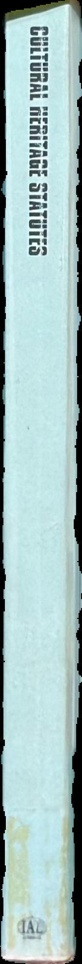 Cultural Heritage Statutes / Institute of Art and Law live spine