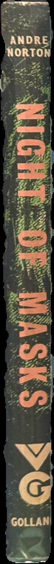 Night of masks / Andre Norton live spine