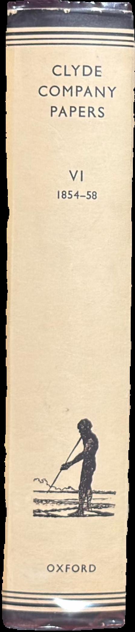Clyde Company papers : VI 1854-58 live spine