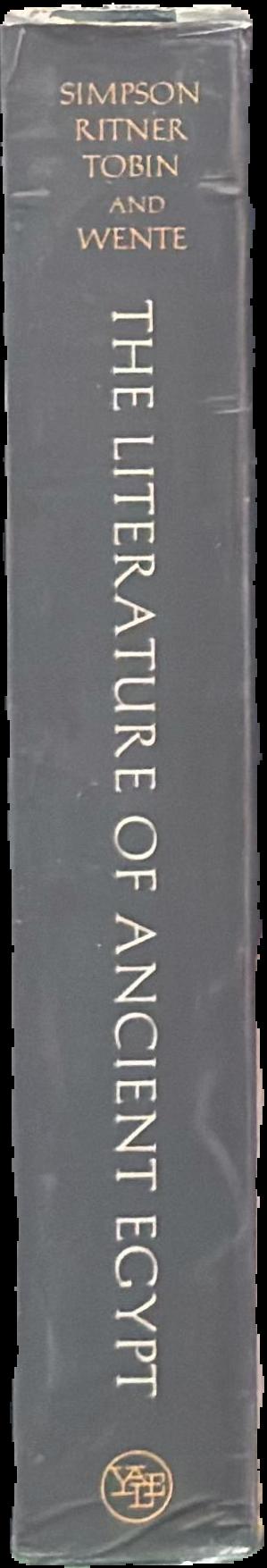 The literature of ancient Egypt : an anthology of stories, instructions, stelae, autobiographies, and poetry live spine