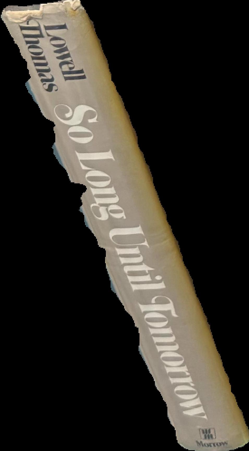 So long until tomorrow : from Quaker Hill to Kathmandu live spine