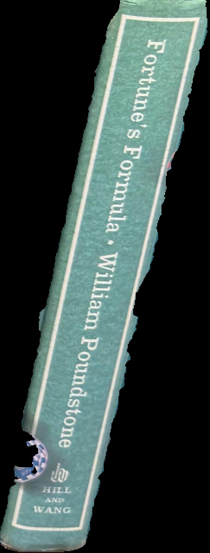 Fortune's formula : the untold story of the scientific betting system that beat the casinos and Wall Street live spine