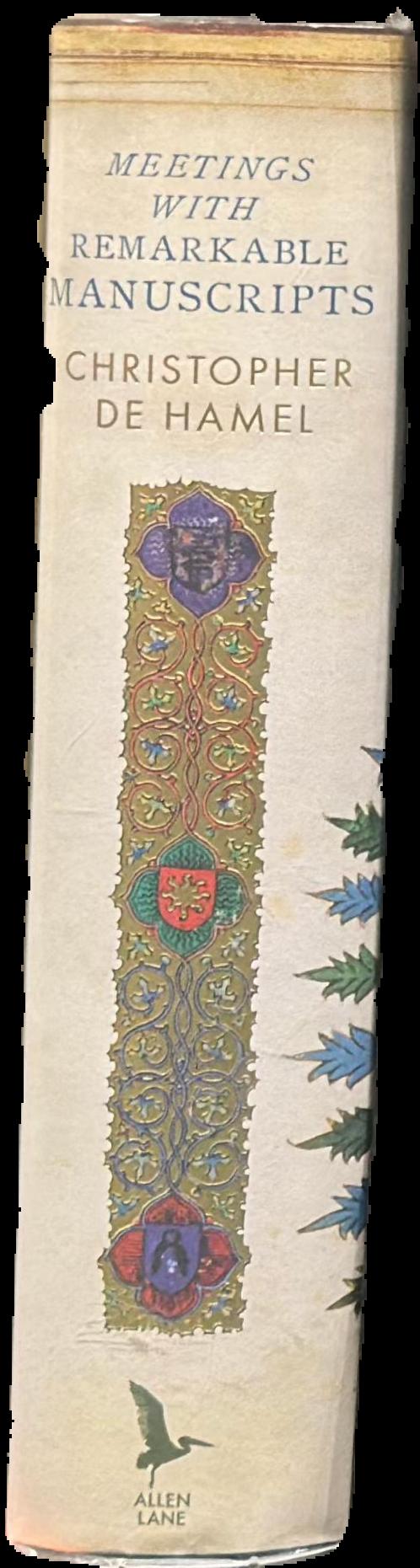 Meetings with remarkable manuscripts live spine