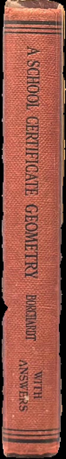 A school certificate geometry live spine
