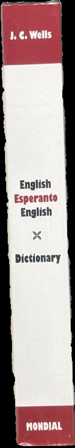 English Esperanto English dictionary live spine