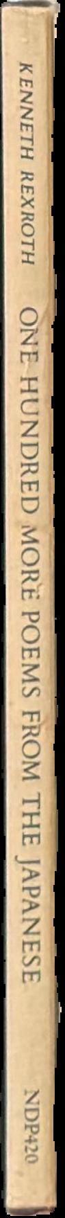 One hundred more poems from the Japanese live spine