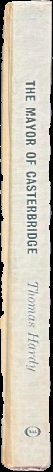 The life and death of the Mayor of Casterbridge live spine