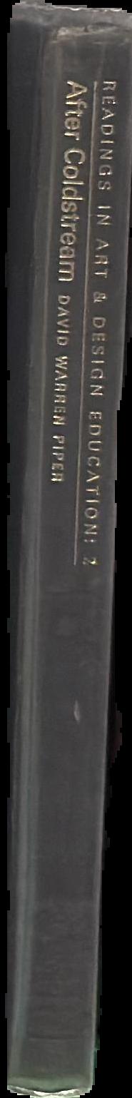 Readings in art and design education : 2, after Coldstream live spine