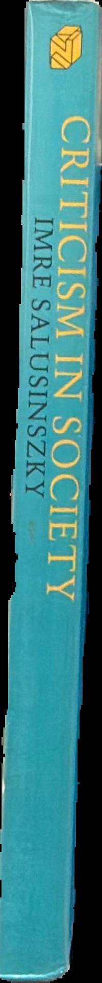 Criticism in society live spine