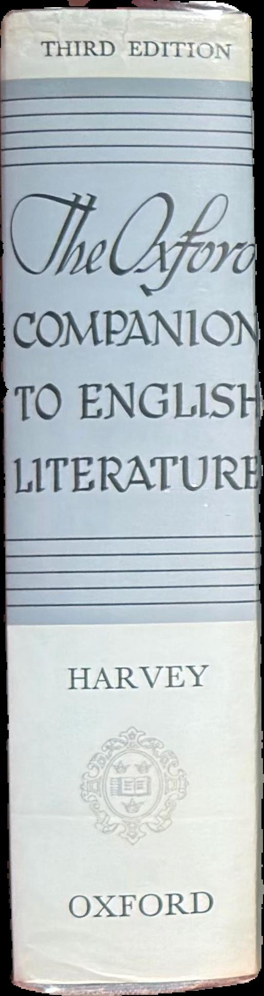 The Oxford companion to English literature live spine