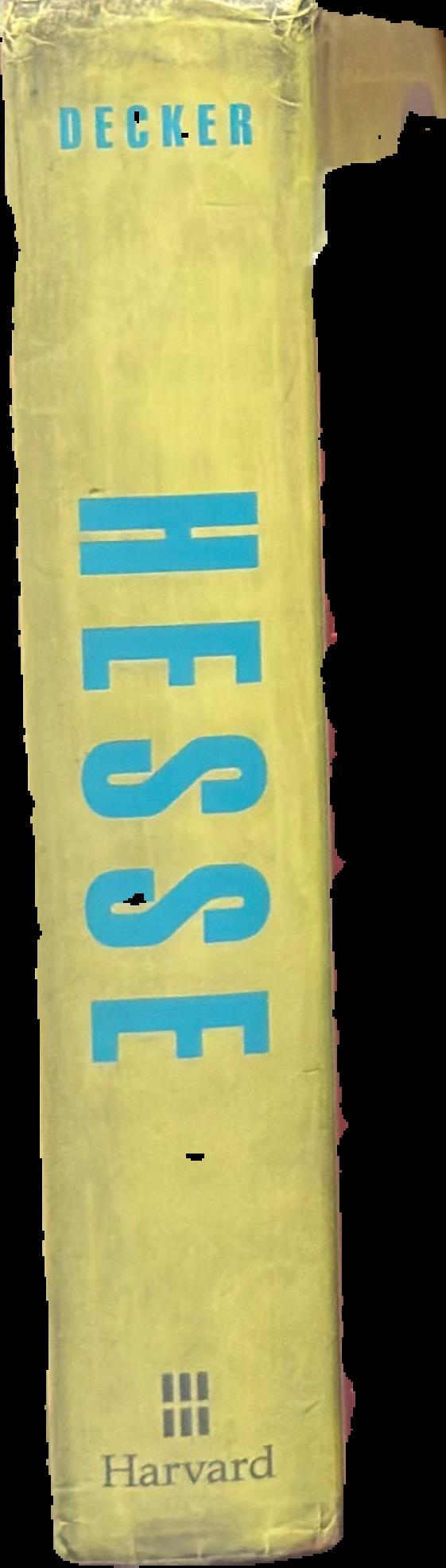 Hesse : the wanderer and his shadow live spine