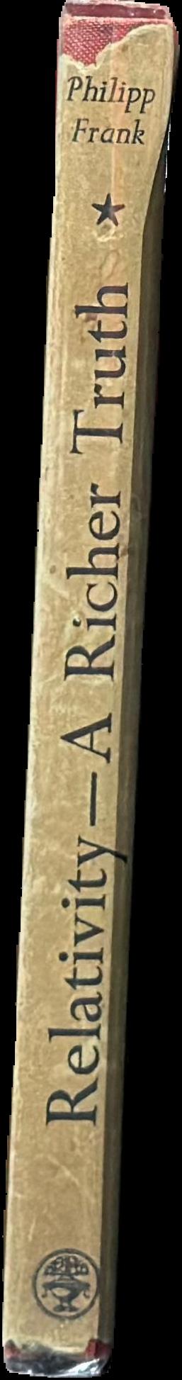Relativity : a richer truth live spine