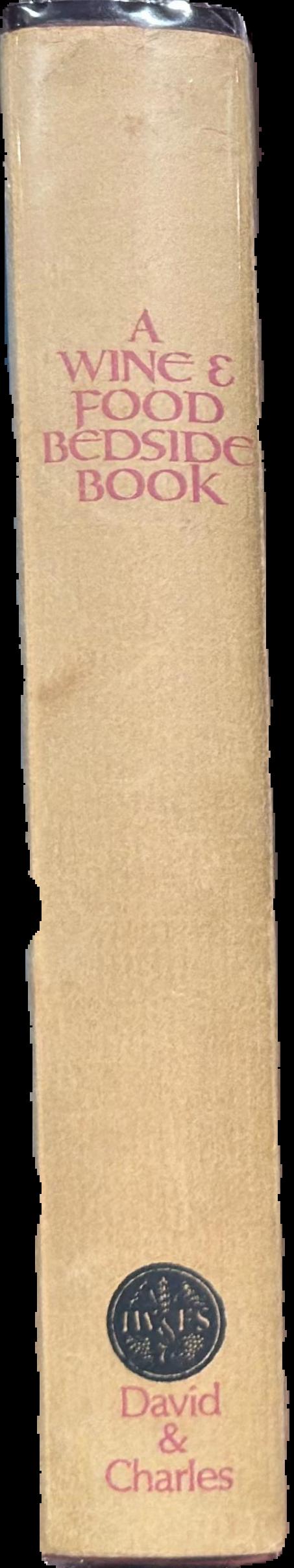 A Wine and Food bedside book live spine