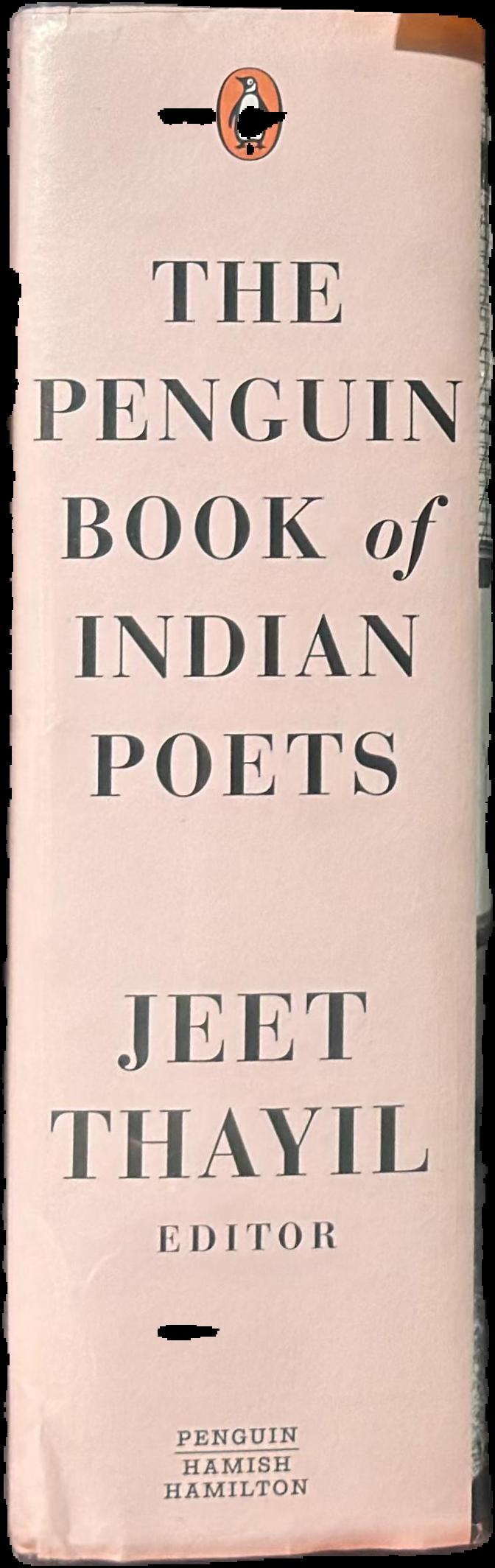 The Penguin book of Indian poets live spine