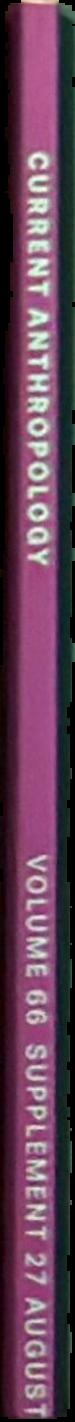 Current anthropology live spine