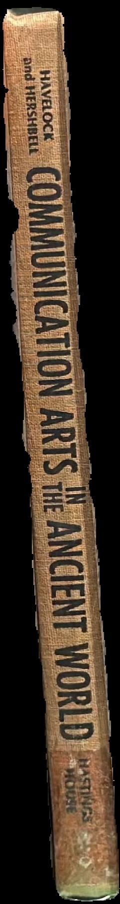 Communication arts in the ancient world live spine