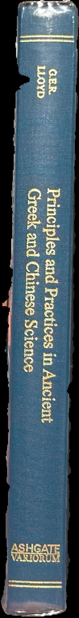 Principles and practices in ancient Greek and Chinese science live spine