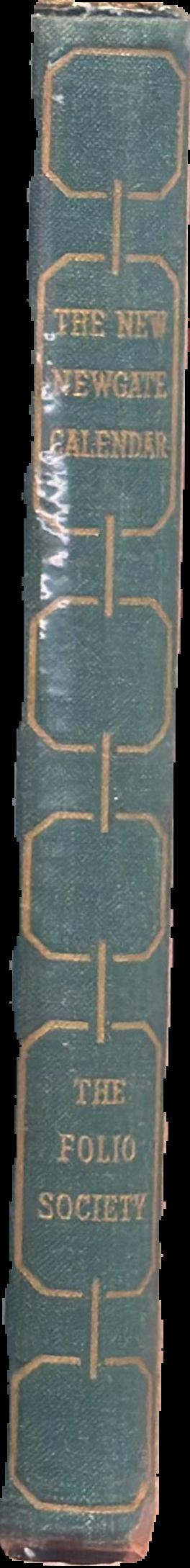 The new Newgate calendar / edited with an introduction by Lord Borkett live spine