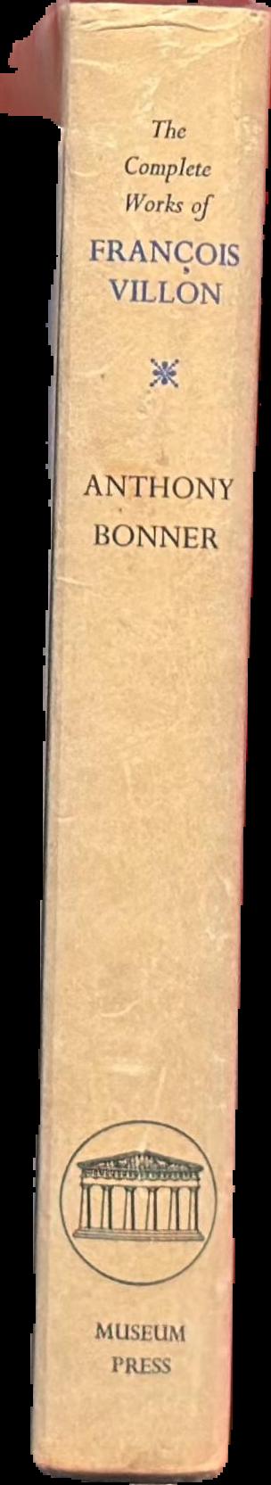 The complete works of Francois Villon live spine