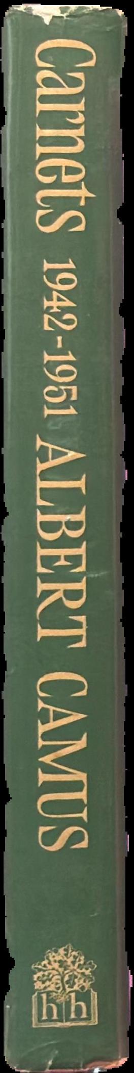 Carnets 1942-1951 live spine