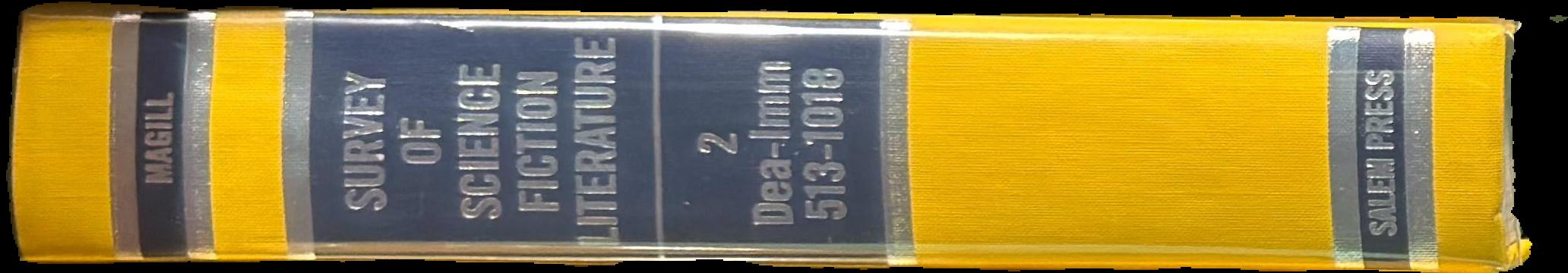Survey of science fiction literature : volume two : dea-imm / edited by Frank N. Magill live spine