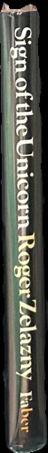 Sign of the unicorn / Roger Zelazny live spine