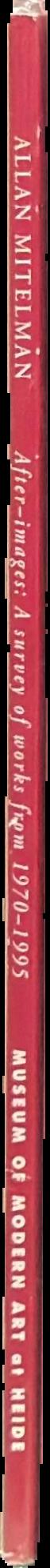 Allan Mitelman : after-images : a survey of works from 1970-1995 live spine