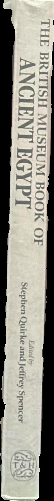 The British Museum book of ancient Egypt live spine